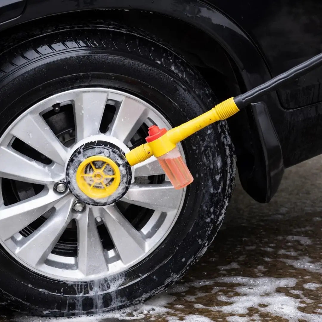 AutoClean 360®️: Cepillo Giratorio con Dispensador de Jabón para una Limpieza Fácil y Segura