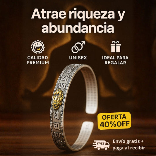 40% OFF PULSERA PIXIU ⚡️ATRAE RIQUEZA Y ABUNDANCIA A TU VIDA