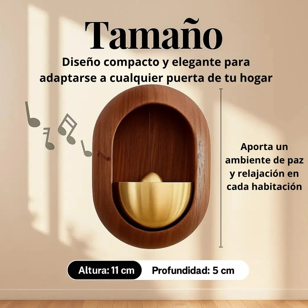 Campana Armonía®️: Suena, Decora y Atrae Energía Positiva