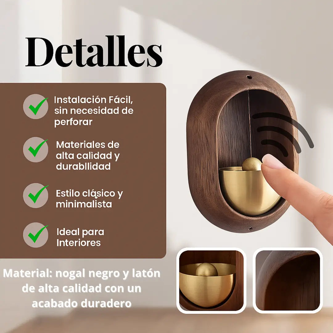 Campana Armonía®️: Suena, Decora y Atrae Energía Positiva