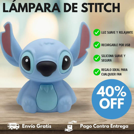 Lampara de Stitch®️: La Luz Perfecta para Fans de Stitch — Recargable y Adorable