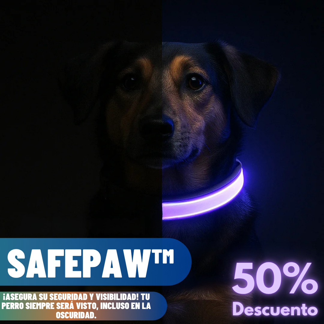 SafePaw™ Collar Brillante LED