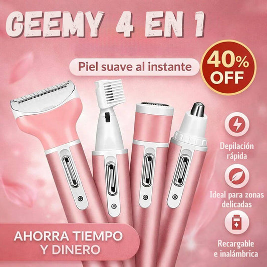 Geemy 4 EN 1®️: Depiladora 4 en 1 Recargable para Todo el Cuerpo