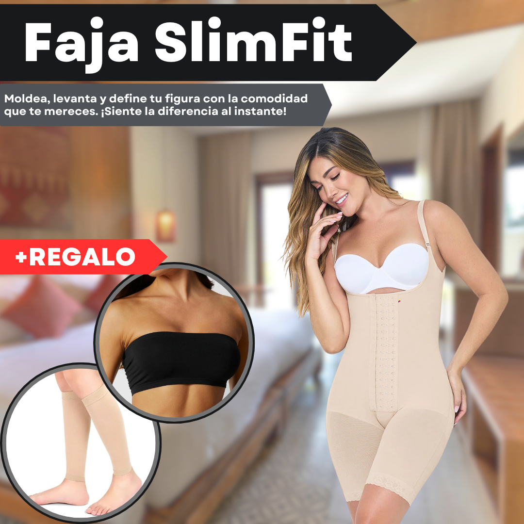 Faja SlimFit® + Top y Medias de Compresión de REGALO! 🎁