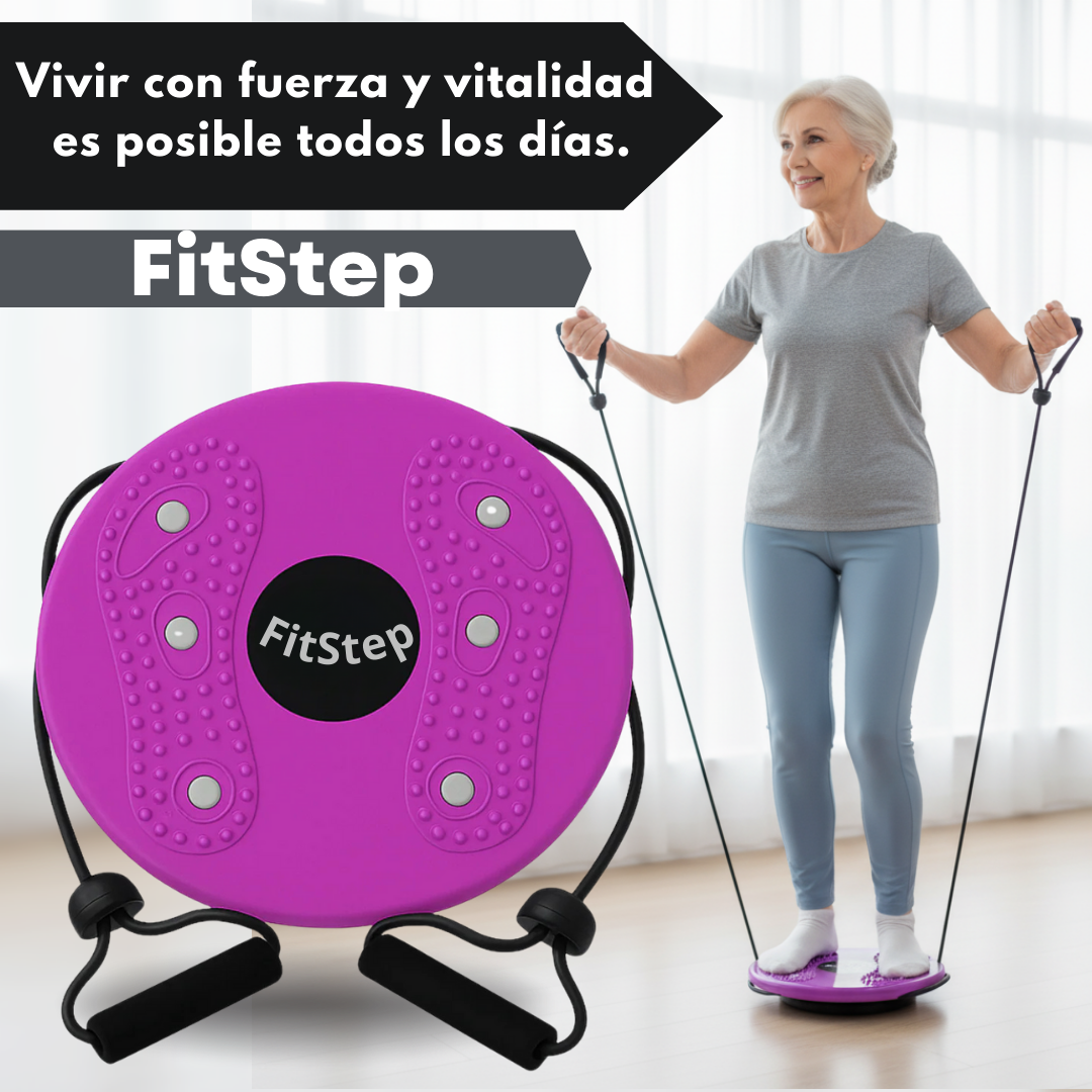 Disco Giratorio / Seguro y Equilibrado, con cuerdas integradas.