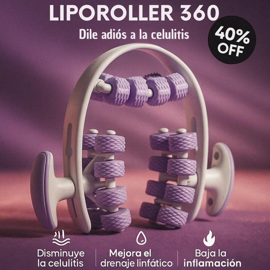 LipoRoller 360®️: Reduce la celulitis y tonifica tus piernas con un masaje efectivo y fácil de usar.