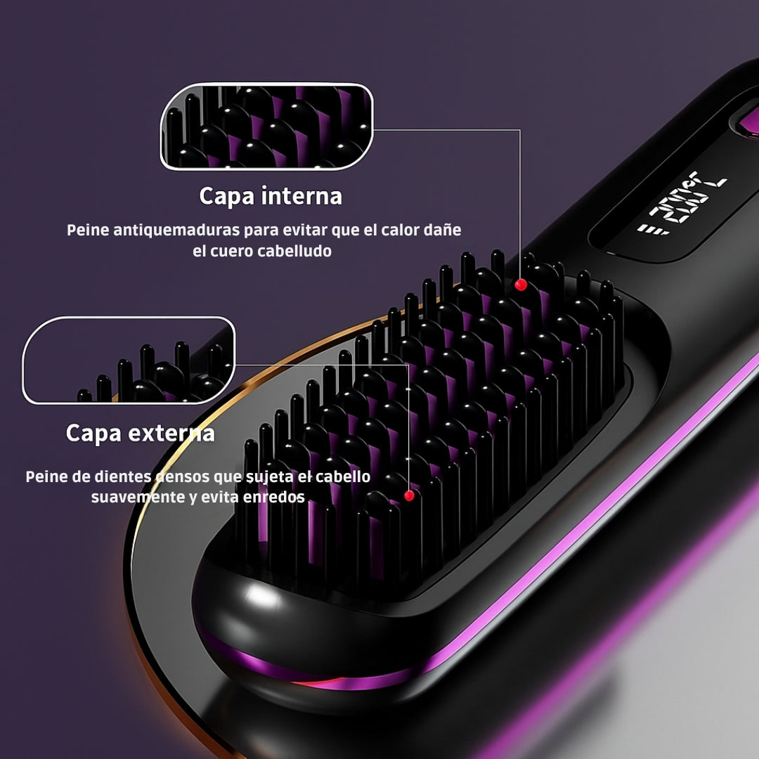 Cepillo Alisador SilkWave®️ — Brillante y sin frizz en minutos