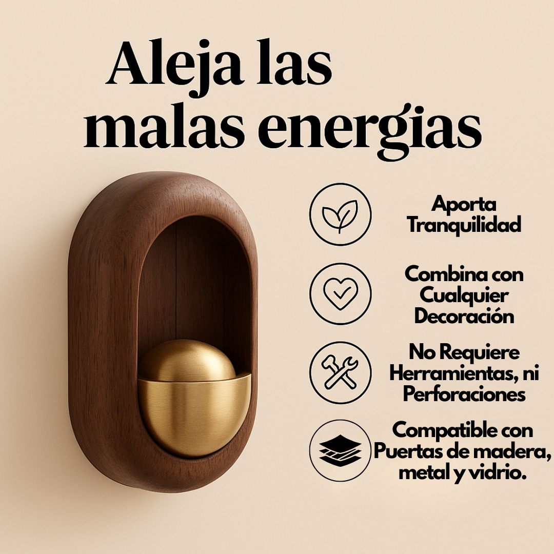 Campana Armonía®️: Suena, Decora y Atrae Energía Positiva