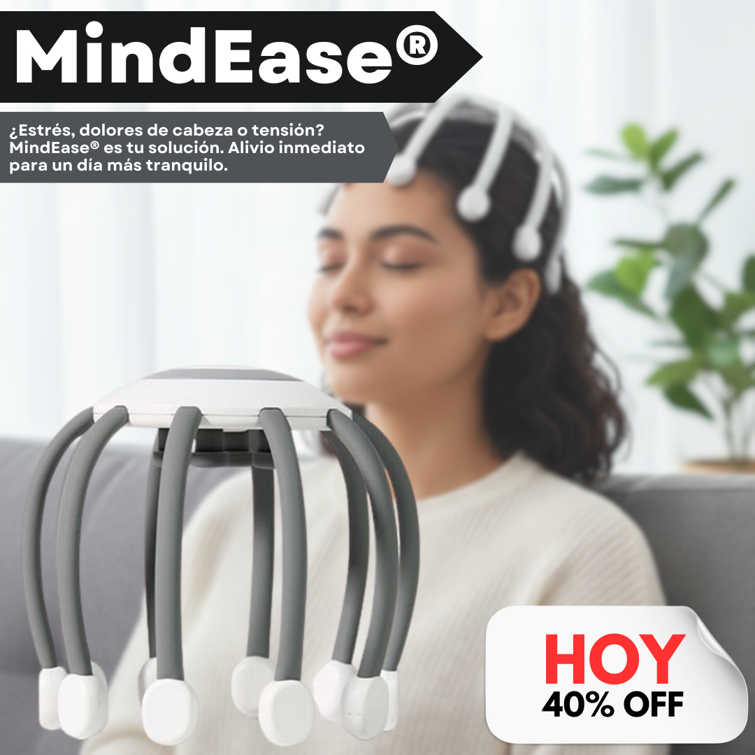 🧠 Alivio inmediato para tu cabeza y cuello con MindEase® Adios migrañas!