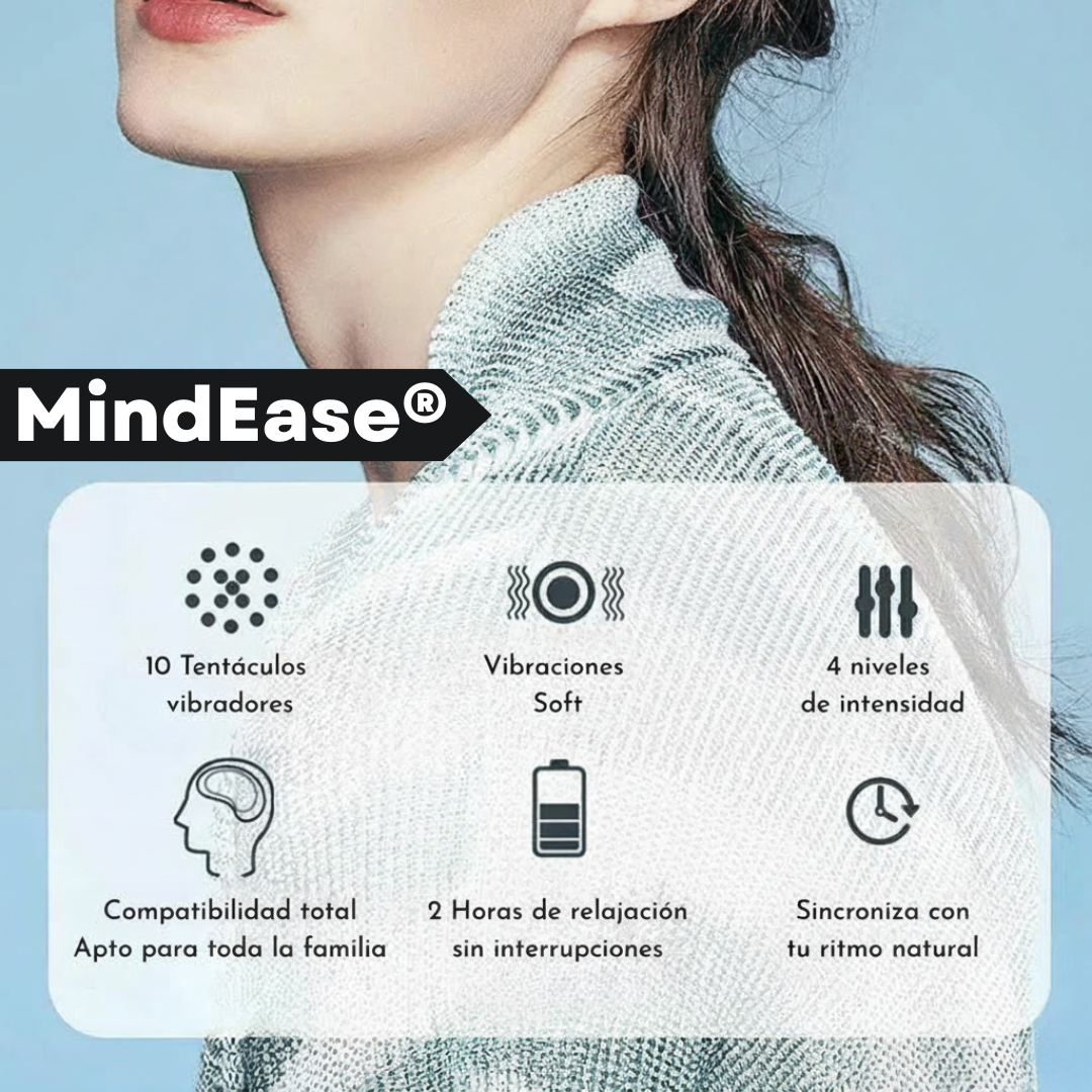 🧠 Alivio inmediato para tu cabeza y cuello con MindEase® Adios migrañas!