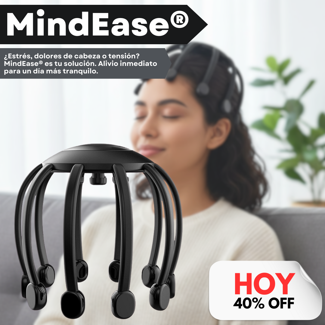 🧠 Alivio inmediato para tu cabeza y cuello con MindEase® Adios migrañas!