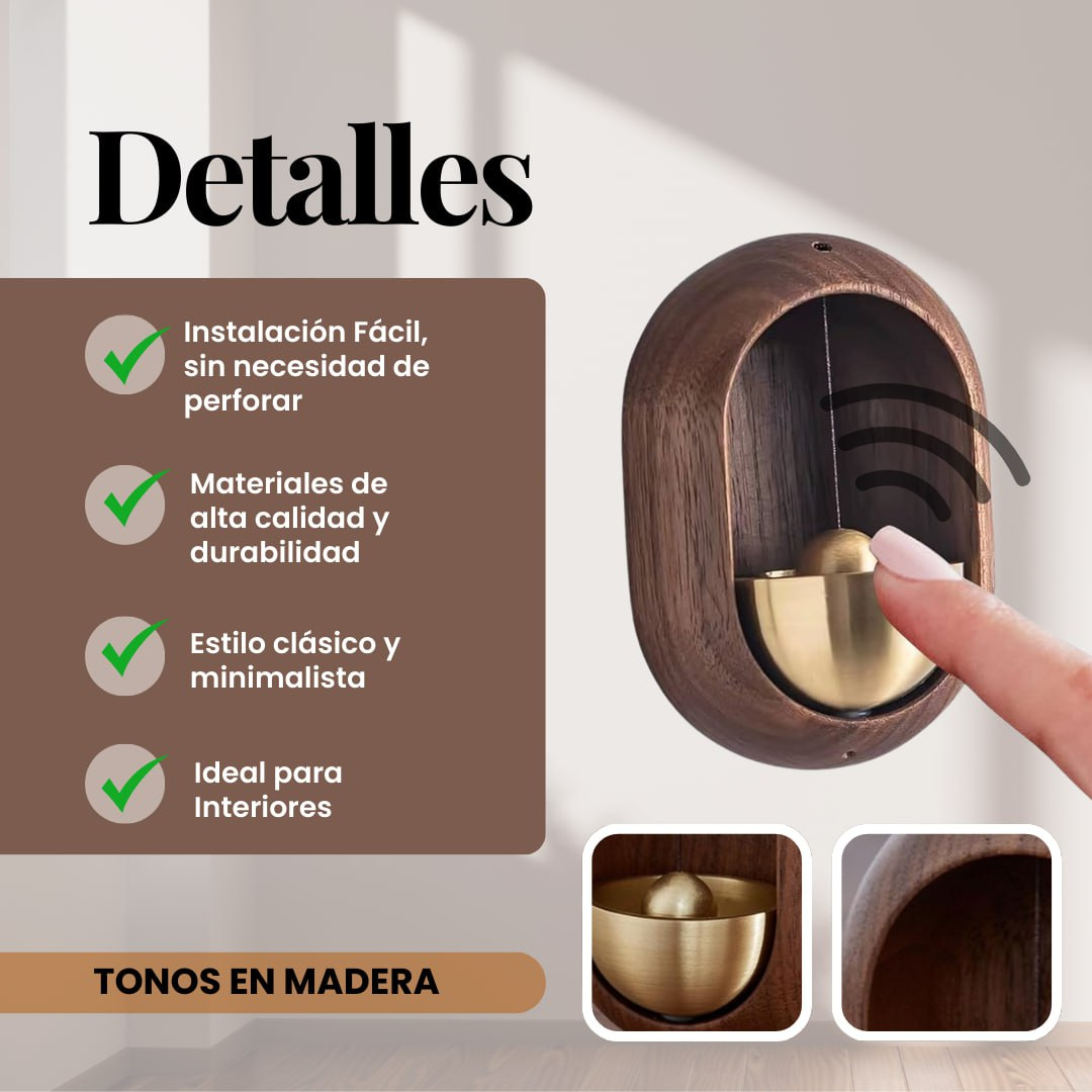 Campana Armonía®️: Suena, Decora y Atrae Energía Positiva