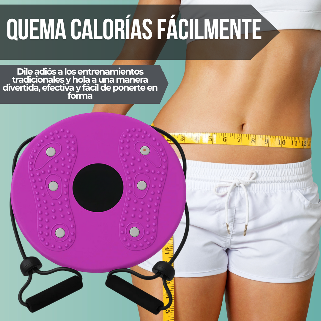 Disco Giratorio / Seguro y Equilibrado, con cuerdas integradas.